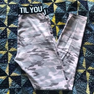 TYC Til you collapse pink camo effortless leggings